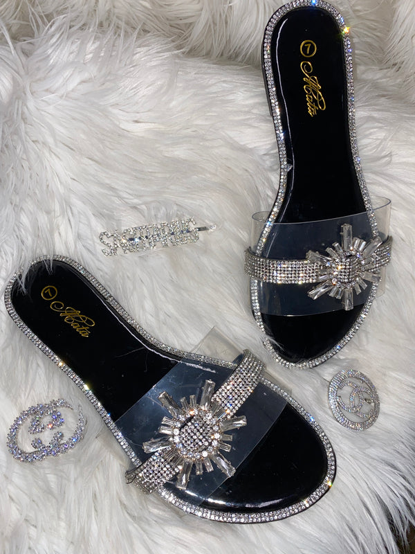 $30 Jeweled & Rhinestone Sandals